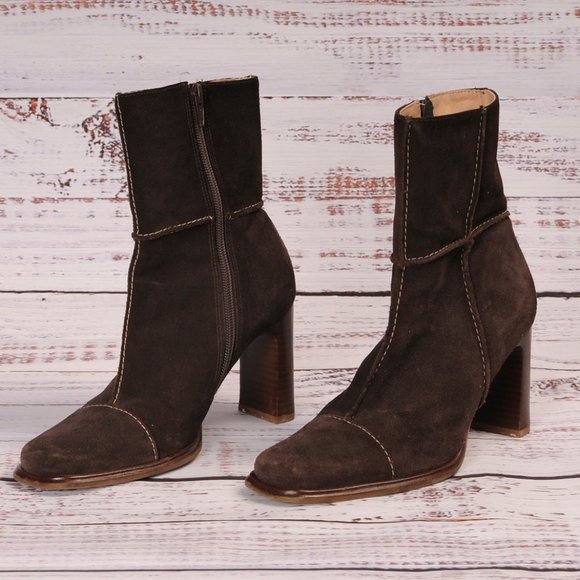 Worthington, Brown Suede Boot, Size 6.5 - Picture 2 of 8